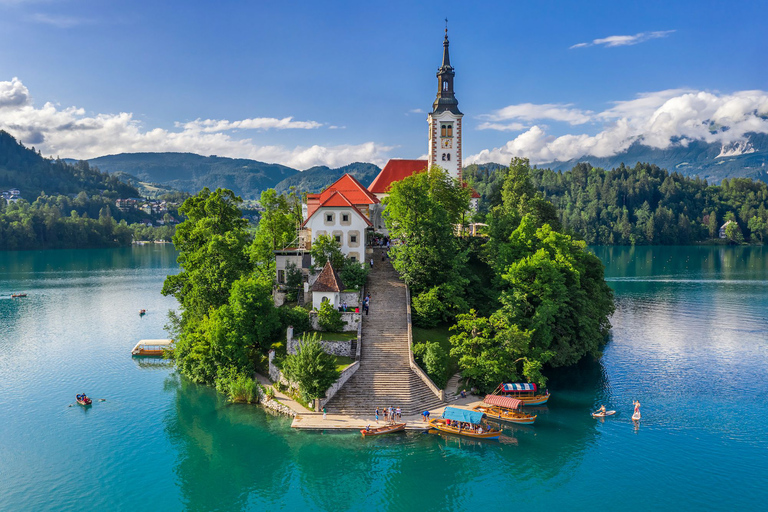 Visite privée d'une journée de Ljubljana et du lac de Bled au départ de Vienne