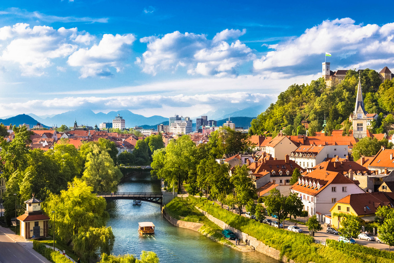 Visite privée d'une journée de Ljubljana et du lac de Bled au départ de Vienne