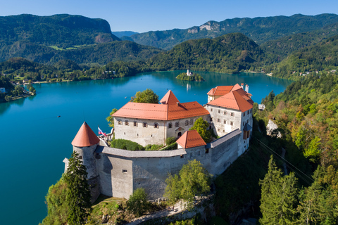 Visite privée d'une journée de Ljubljana et du lac de Bled au départ de Vienne