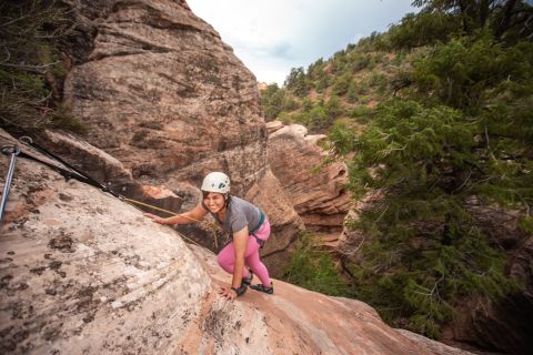 Springdale: Half-Day Canyoneering and Climbing Adventure