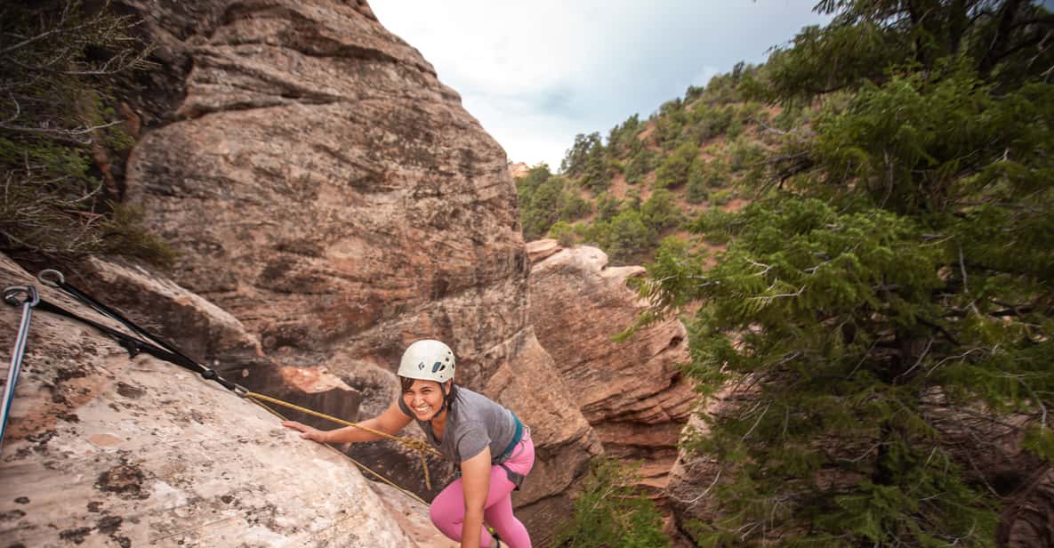 Springdale HalfDay Canyoneering and Climbing Adventure GetYourGuide