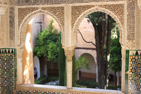 Grenade : Visite guidée du palais de l'AlhambraL'Alhambra sans les palais nasrides : Visite allemande