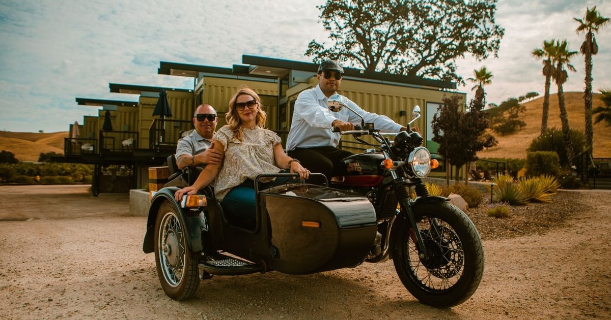 Paso Robles recorrido turístico por la región vinícola en sidecar