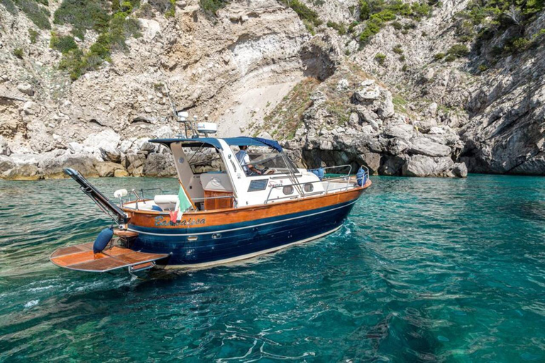 Private Boat tour of one day on a Private Apreamare 10Ischia &amp; Procida