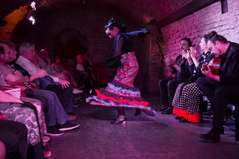 Seville: Arabian Vault Flamenco Show Ticket with Drink