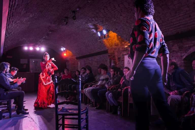 Sevilla: ticket Arabian Vault Flamenco Show met drankje