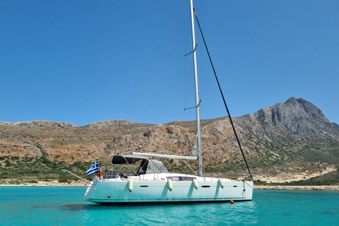 Kissamos: Balos and Gramvousa Private Sailing Trip with Meal