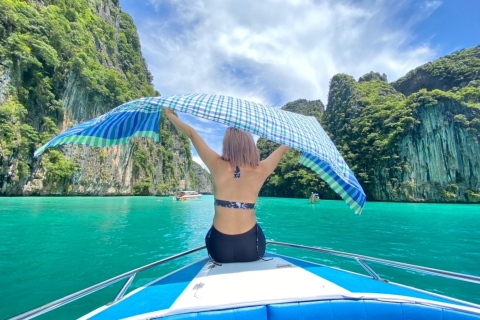 Phuket: Phi Phi & Khai Island Private Schnellboot-Charter-TourOhne Guide - Phi Phi & Khai Island Tour