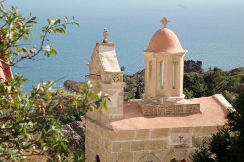Desde Elounda: viaje privado al oeste de Creta y al veneciano RethymnoLimusina 3 plazas Premium