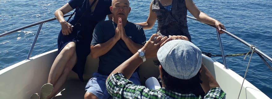 Kotor : sortie en bateau privé vers la grotte bleue avec baignade