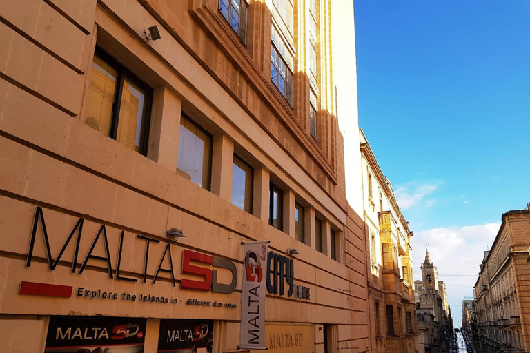 Spettacolo audiovisivo di 20 minuti + audioguida opzionale della VallettaEsclusa l&#039;audioguida di La Valletta