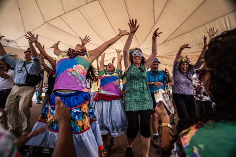 Rio: visite des coulisses de la ville de Samba avec cours de danse et transfert