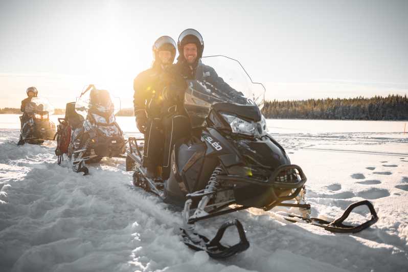 Levi: Exploración ártica de 2 horas Tour eléctrica de motos de nieve