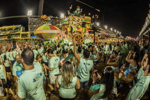 Rio: Premium Carnival Seating med mat, dryck och transfer