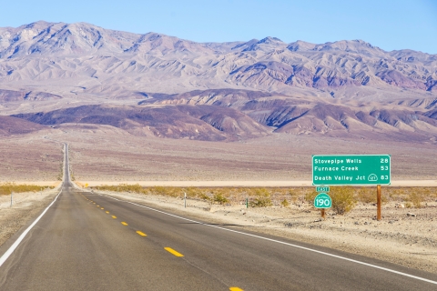 Eendaagse tour Las Vegas naar Death Valley en Rhyolite Ghost Town