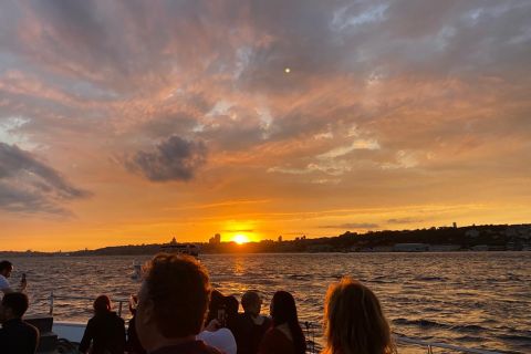 Istanbul: Bosphorus Sunset Cruise with Snacks and Drinks