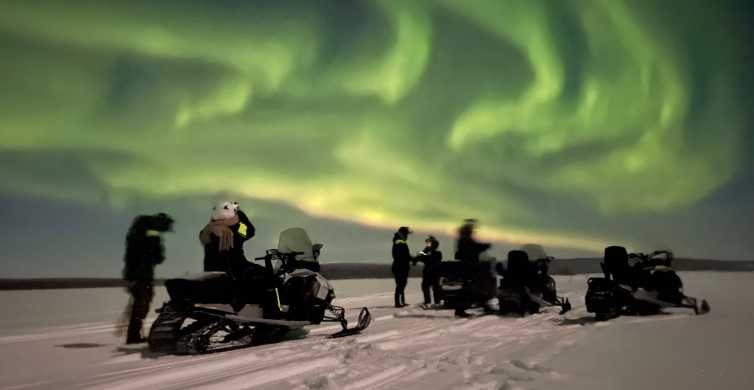 Kiruna Guided Snowmobile Tour and Northern Lights Hunt