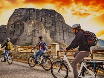 Meteora Sunset Tour on E-bikes