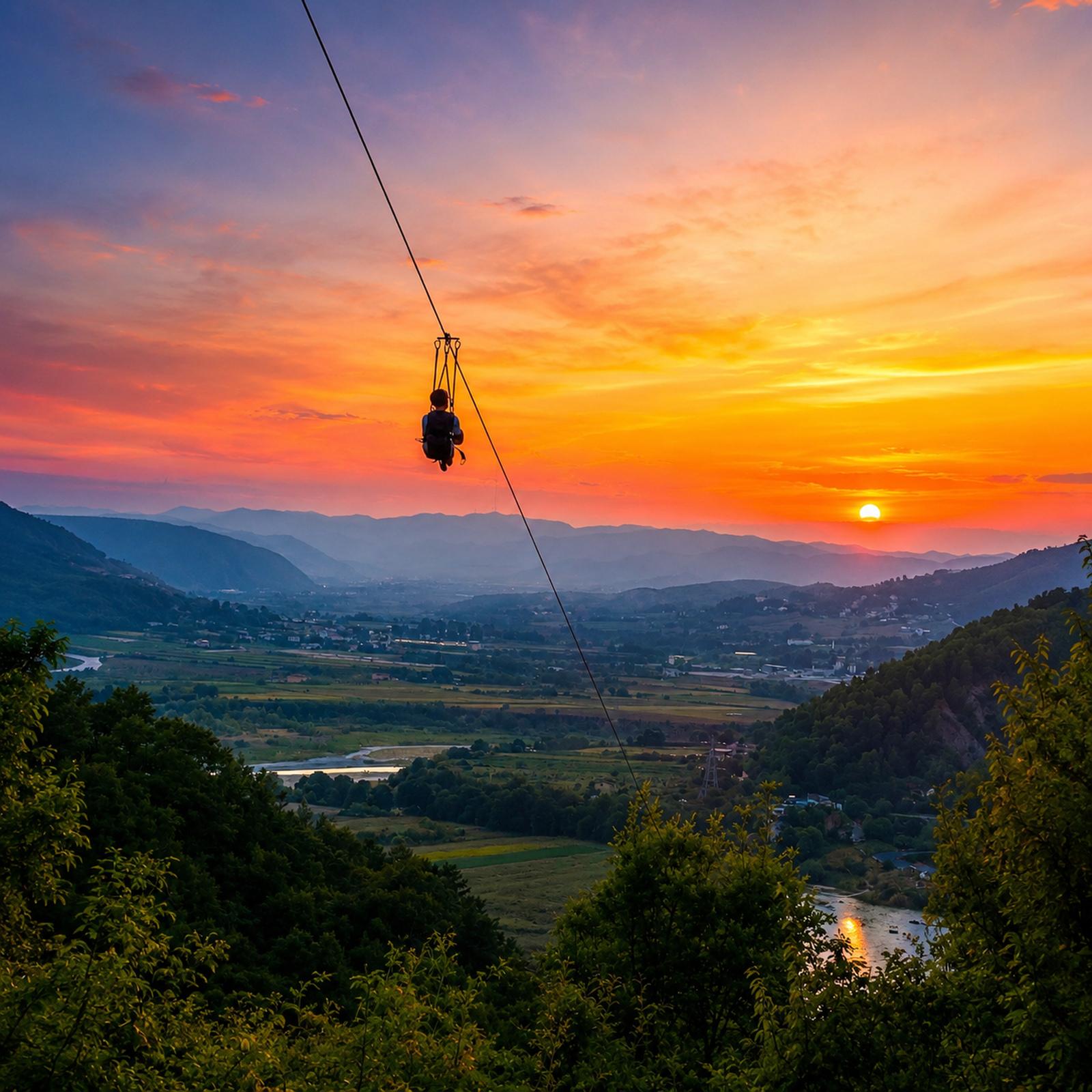 Ab Tirana: Petrela-Burg, Seilrutsche & Quad/Hotelabholung