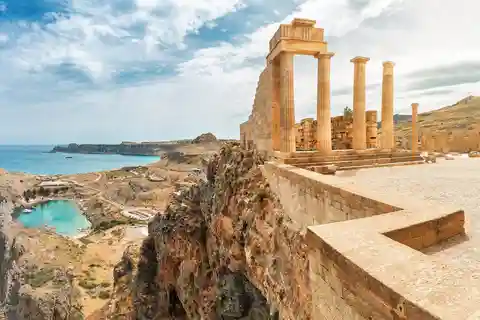 Acropole de Lindos : Représentation 3D et visite guidée audioguide