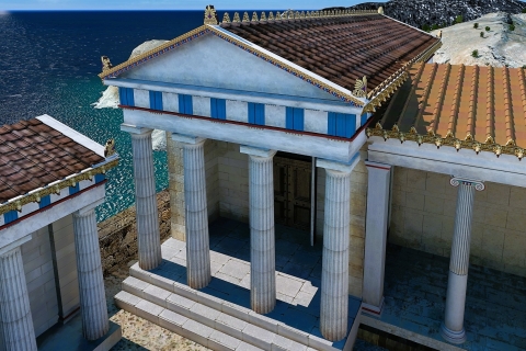 Lindos Akropolis: 3D-Darstellung & Audio-SelbstführungLindos: Lindia-Tempel 3D-Darstellung & Audio-Führung