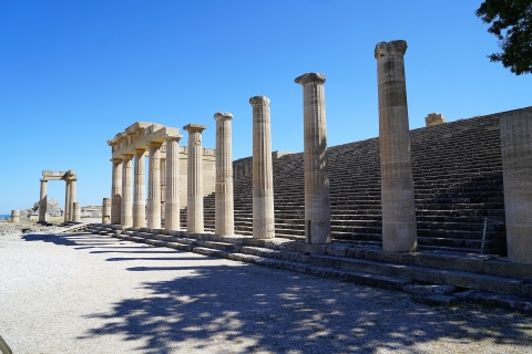Lindos Akropolis: 3D-weergave en audio-zelfgeleide tourLindos: Lindia Temple 3D-weergave en audiorondleiding