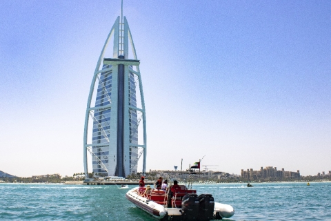 Dubai Speedboat Tour: Marina, Atlantis, Palm & Burj Al Arab90-minütige Sightseeing-Tour
