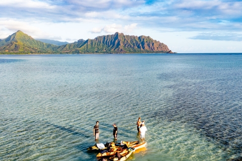 Kaneohe: experiencia autoguiada de kayak en banco de arenaAlquiler de 9,5 horas