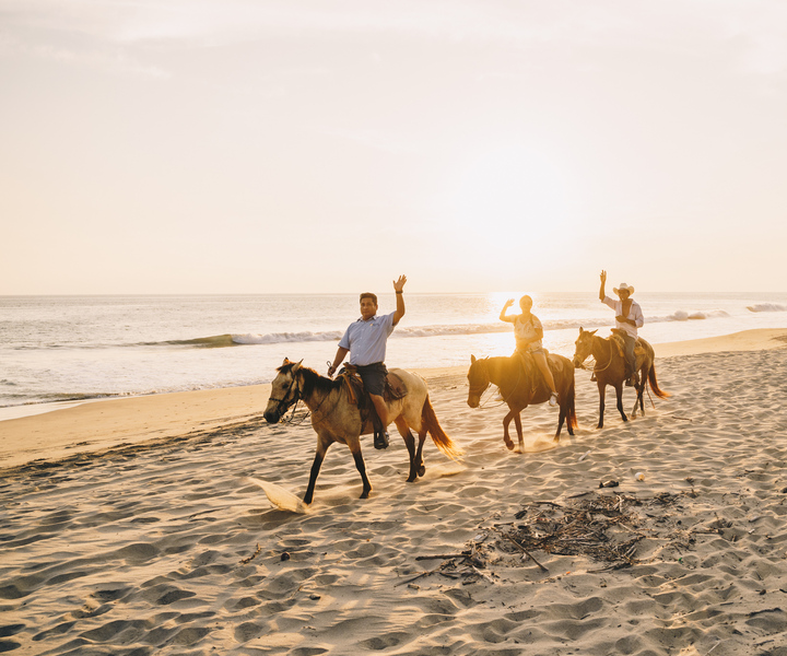 Puerto Escondido: sunset horse ride