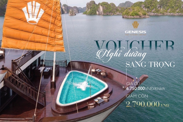 Hanoï : croisière de luxe de 2 nuits dans la baie d'Halong
