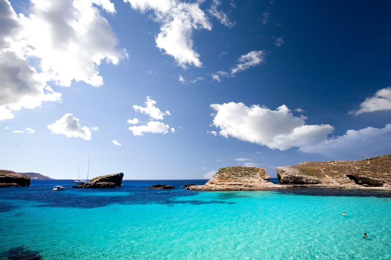 Van Sliema: Comino-eiland en Blue Lagoon-cruise