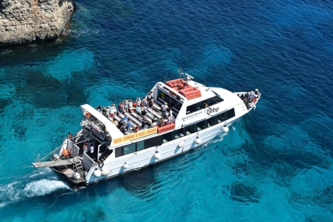 Van Sliema: Comino-eiland en Blue Lagoon-cruise