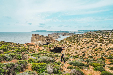 From Sliema: Gozo, Comino & The Blue Lagoon Boat & Bus Tour