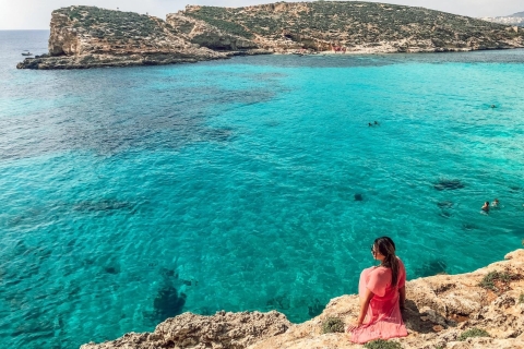 Au départ de Sliema : Gozo, Comino et le Blue Lagoon : excursion en bateau et en bus