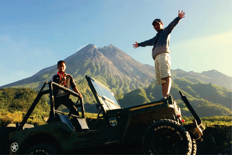 Yogyakarta: Safari en jeep du mont Merapi avec guide et transfertVisite de jour