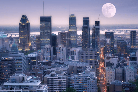 Montreal: Tour em pequenos grupos à noite com entrada em La Grande RoueMontreal: excursão noturna para grupos pequenos com entrada em La Grande Roue