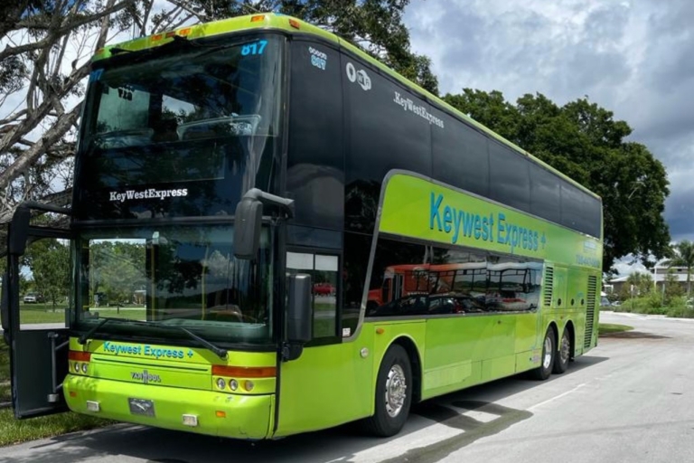 Centre-ville de Miami : billets de bus aller simple ou aller-retour Key West1-Way de Miami à Key West