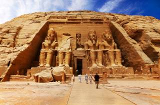 Von Assuan aus: Abu Simbel Tempeltagestour mit Abholung vom Hotel