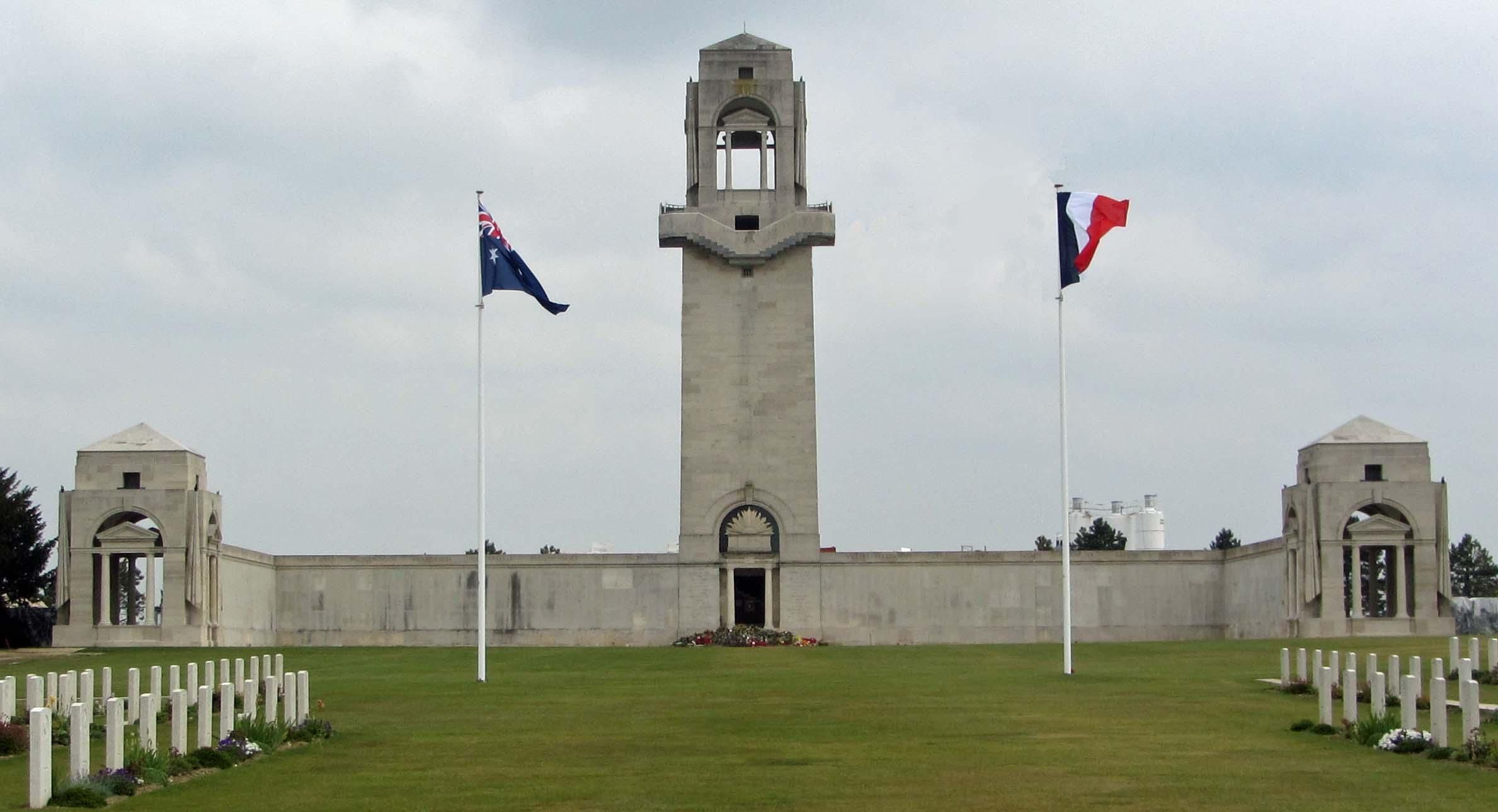 Amiens, Australische Kaiserliche Streitkräfte an der Somme im Ersten Weltkrieg