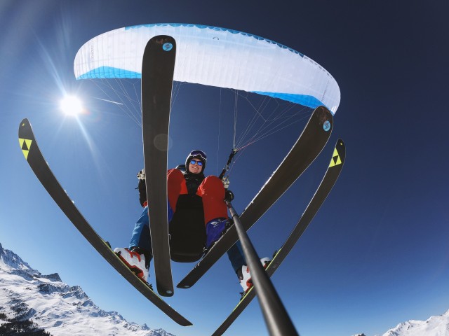 Visit Davos Ski Paragliding Experience in Davos