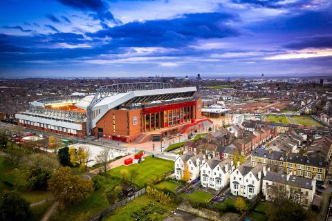 Tur av stadion och museet på Liverpools fotbollsklubb