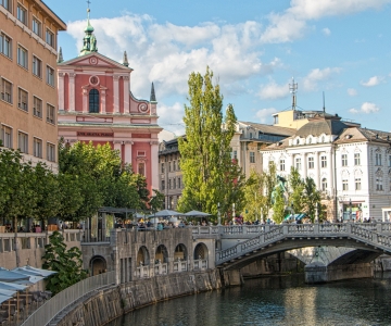 Von Zagreb aus: Tagestour nach Ljubljana und zum Bleder See mit dem Minivan