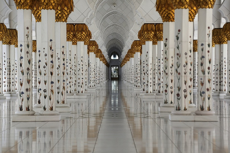 De Dubaï : visite d'Abou Dhabi avec la mosquée Sheikh Zayed