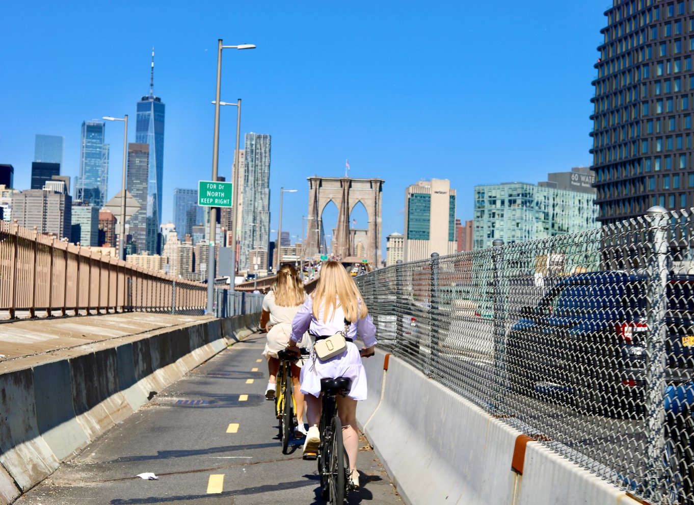 Fra Manhattan: 2-timers cykeltur over Brooklyn Bridge