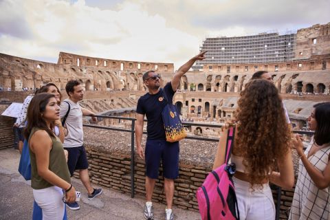 Roma: Tour Guidato del Colosseo, del Piano dell'Arena e del Palatino