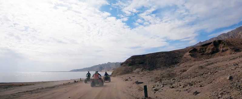 Dahab: Tour en bicicleta cuádruple del desierto al atardecer con té beduino
