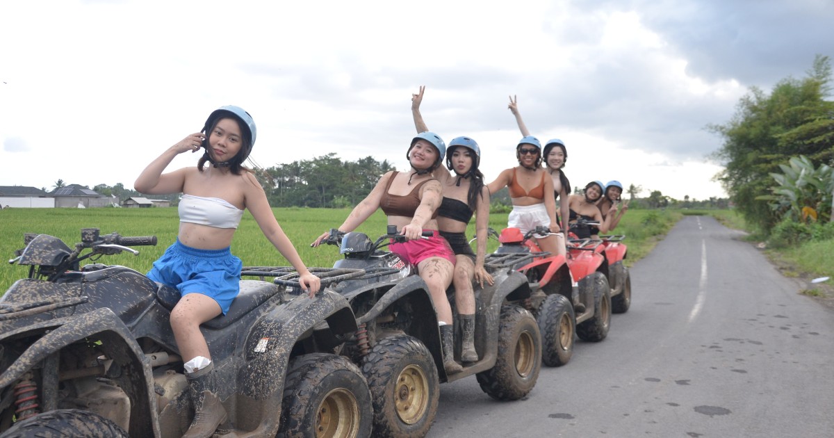Bali Atv Quad Bike And White Water Rafting Experience Getyourguide 