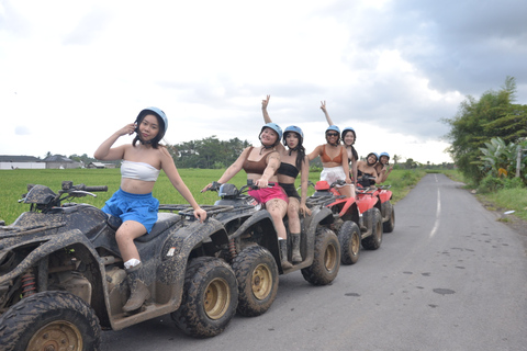 Bali: Aventura em quadriciclo ATV e rafting em águas brancasPasseio individual com ponto de encontro