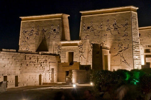 Asuán: Espectáculo de Luz y Sonido del Templo de Philae con traslados