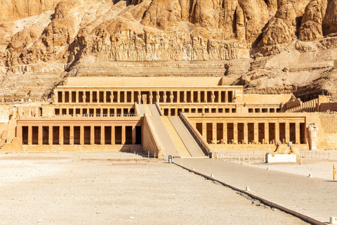 Asuán: Excursión de un día a Luxor con globo aerostático al amanecer y feluca